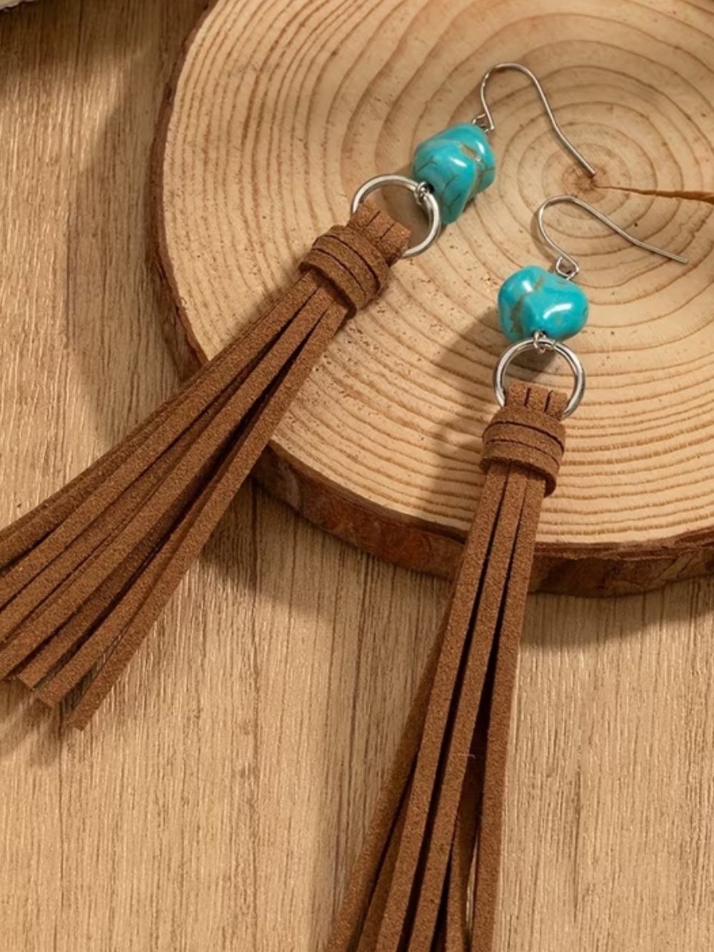 Western tassel earrings